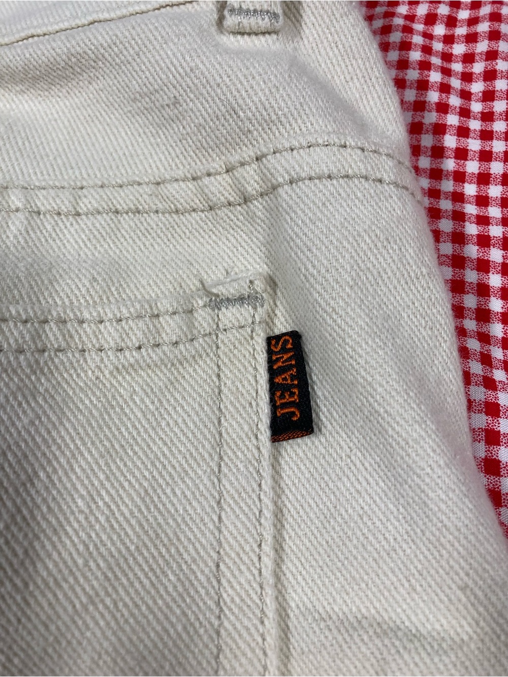 Men's Cream Straight-Leg Chinos - Classic Casual Style - Picture 6 of 7